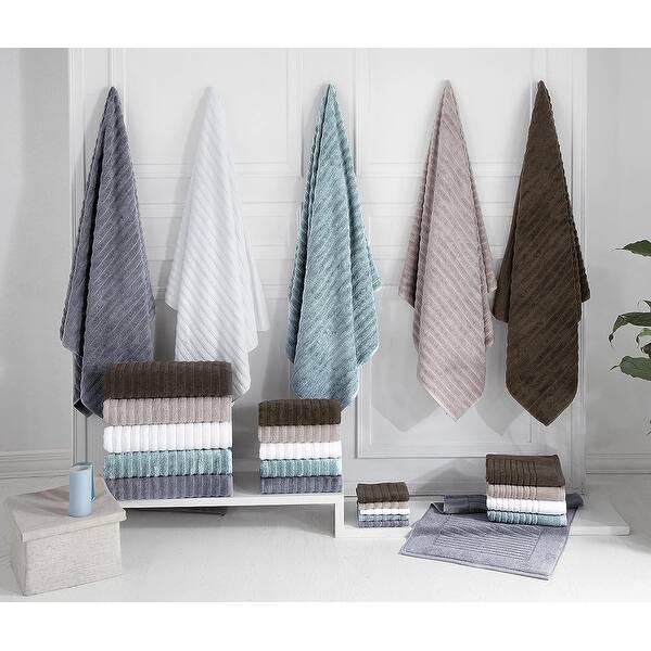 Classic Turkish Towels %100 Turkish Cotton Bath Sheets Plush Ribbed ...